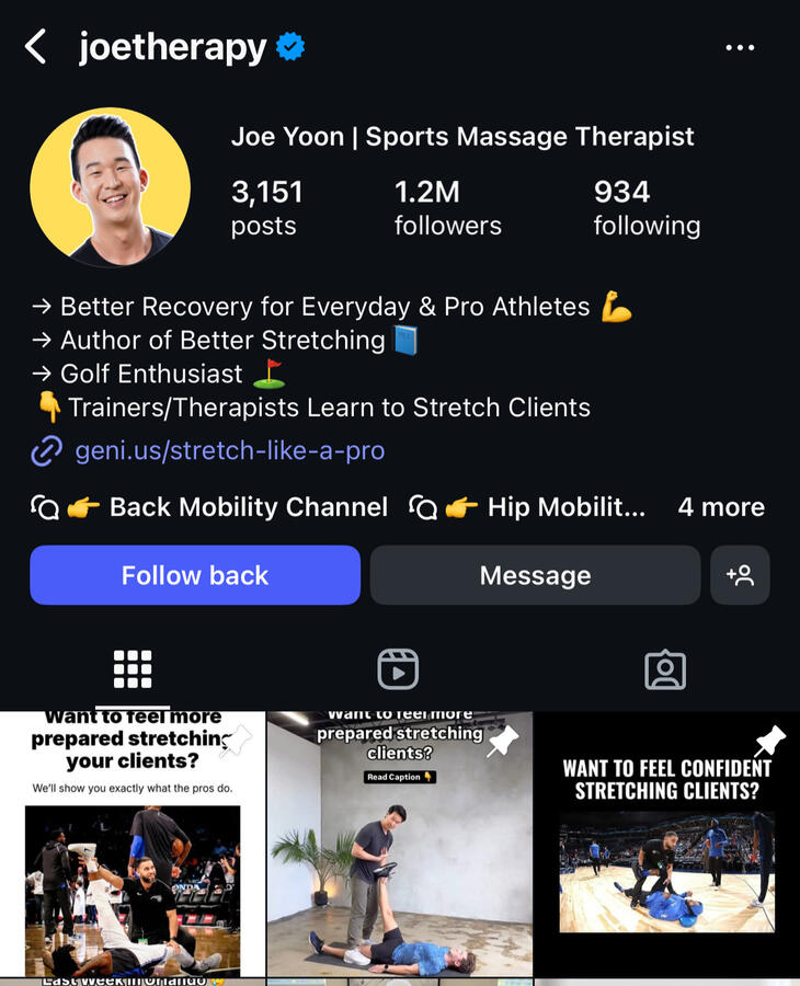 1.2 Million Followers on Instagram